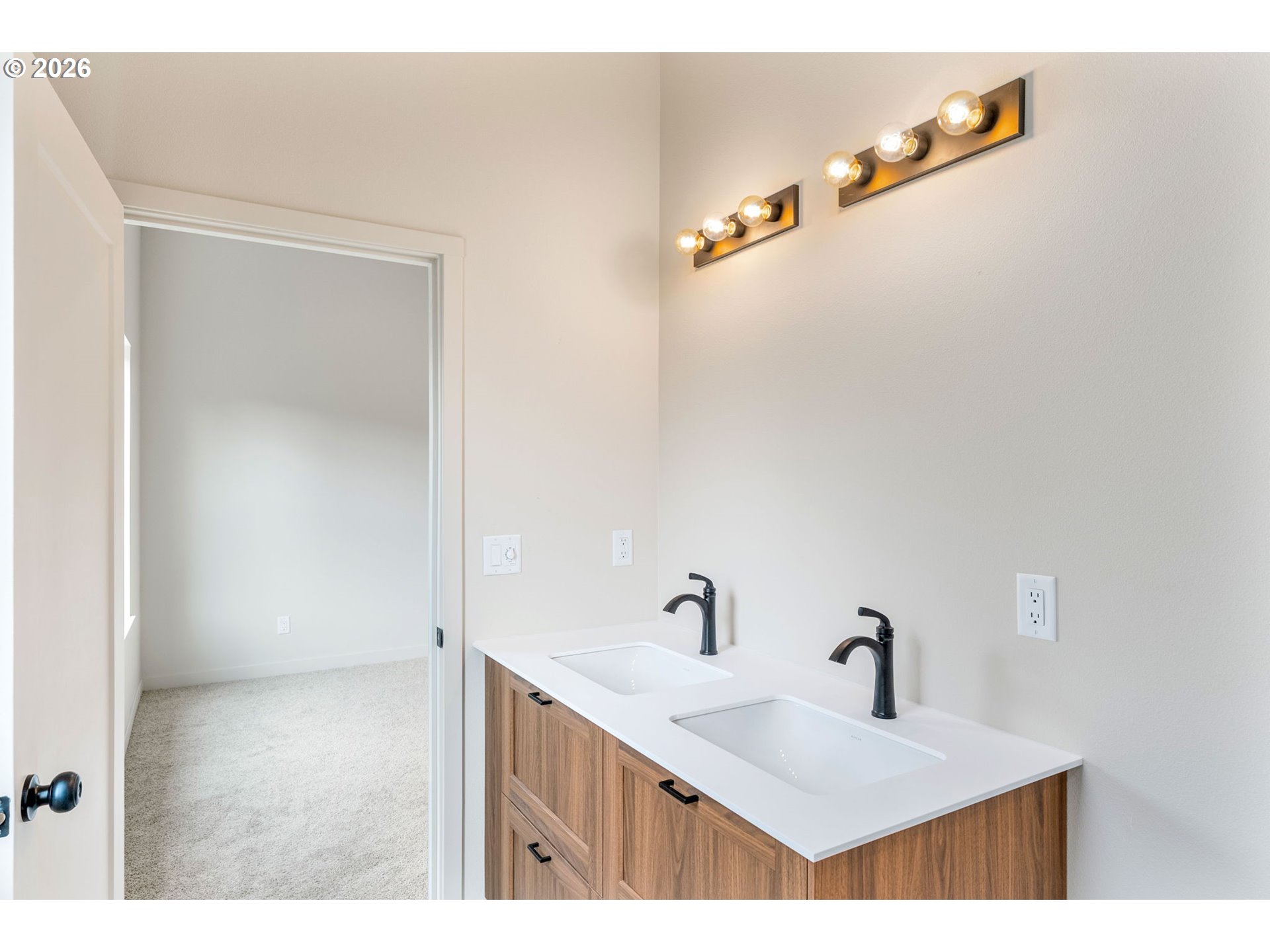 16 Snag Road Lyle, WA 98635 - Photo 15 of 43 a bathroom with a sink and mirror
