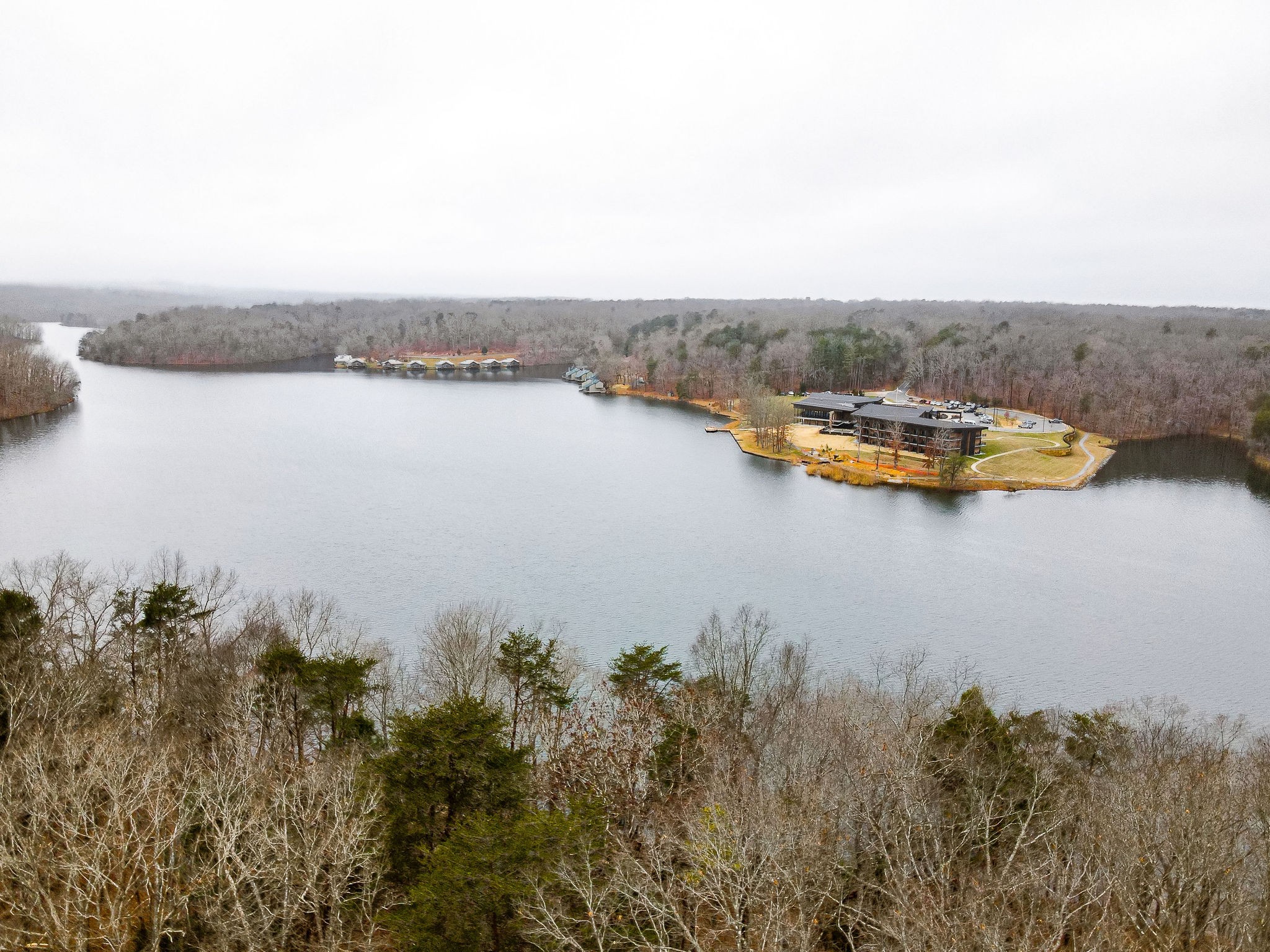 0 Captain Carter Road Spencer, TN 38585 - Photo 18 of 43 an aerial view of a house with a lake view