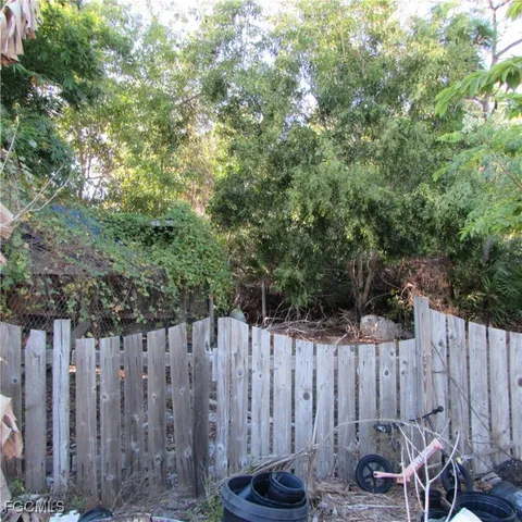 a view of outdoor space with chairs