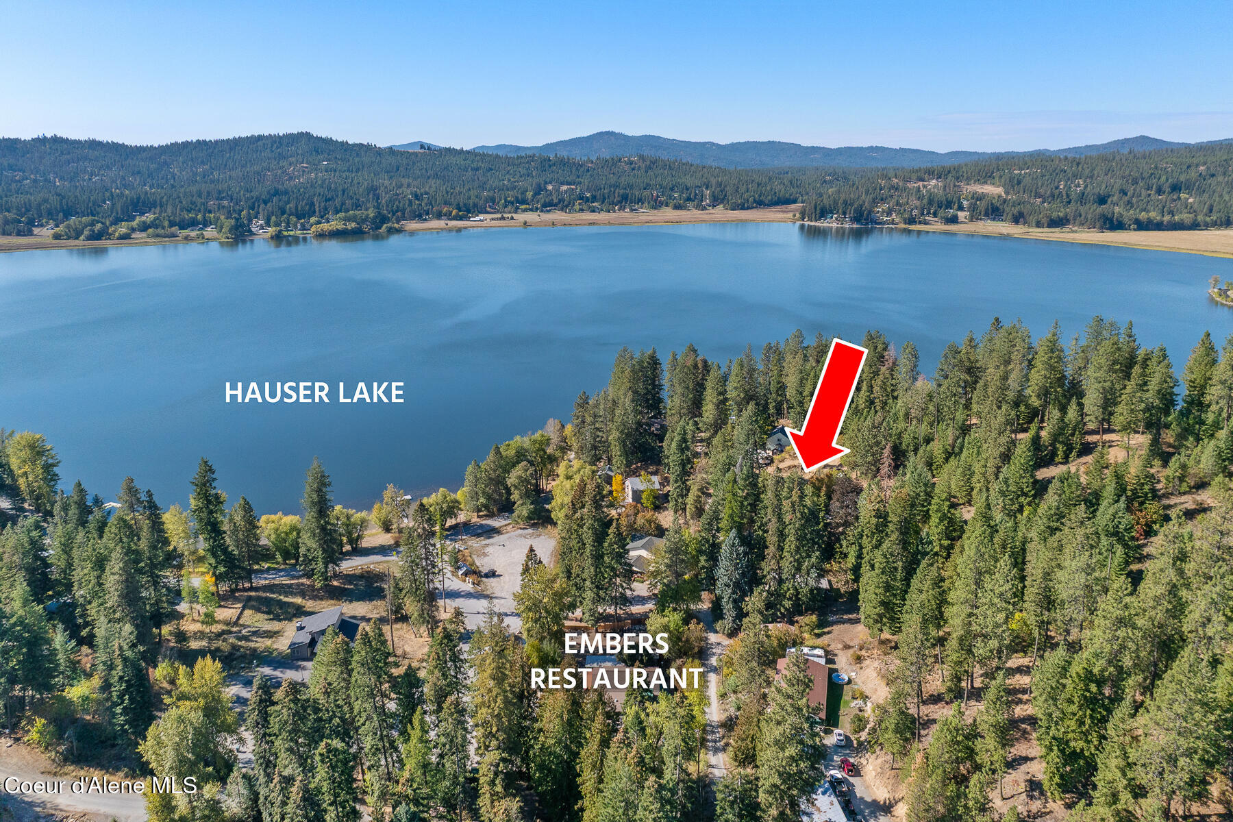 12076 North Wildwood Point Road Post Falls, ID 83854 - Photo 9 of 12 Aerial_12076NWildwoodPointRd-9_Labeled