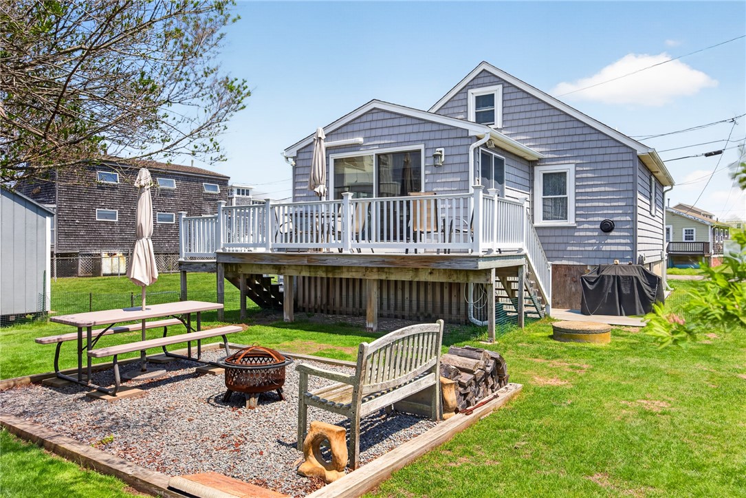 6 Arbeth Road Narragansett, RI 02879 - Photo 28 of 38 Back yard with dedicated firepit area