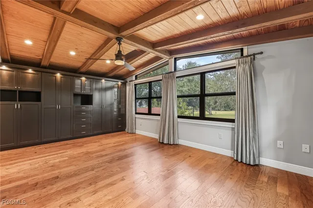 a view of an empty room