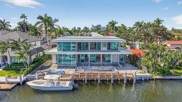 a view of a building with a street