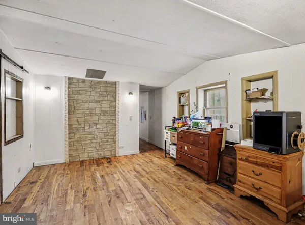 a large kitchen with a lot of counter space