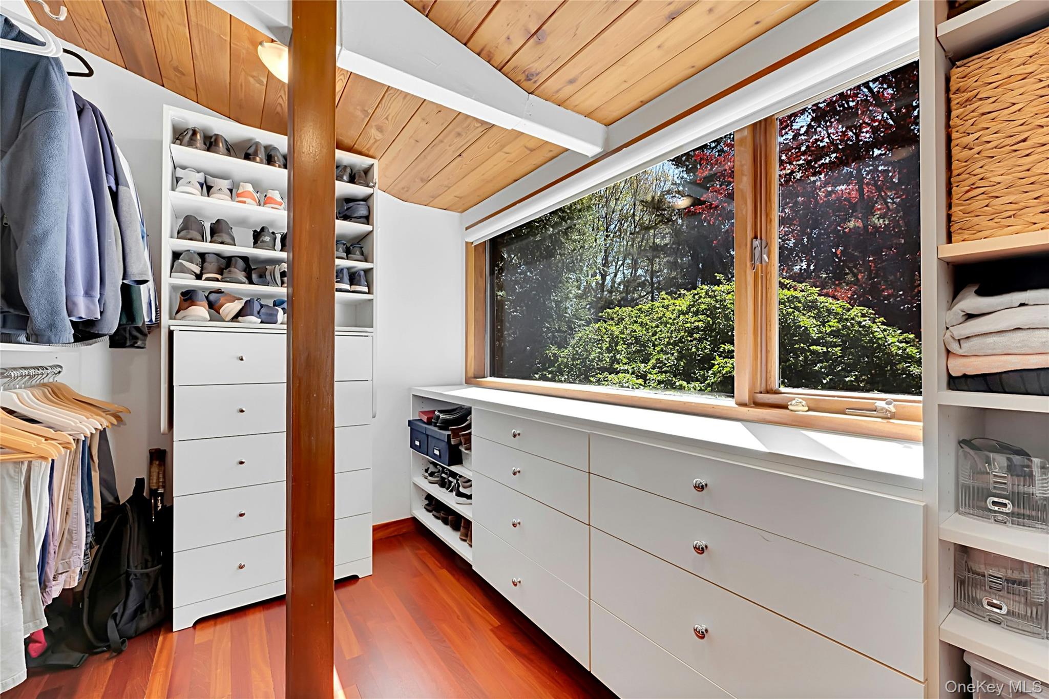 120 Kitchawan Road Pound Ridge, NY 10576 - Photo 24 of 40 a view of walk in closet with clothes and shoes