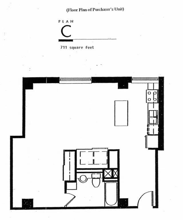 710 Colorado Street, Unit 8C Austin, TX 78701 - Photo 30 of 30 Floor Plan