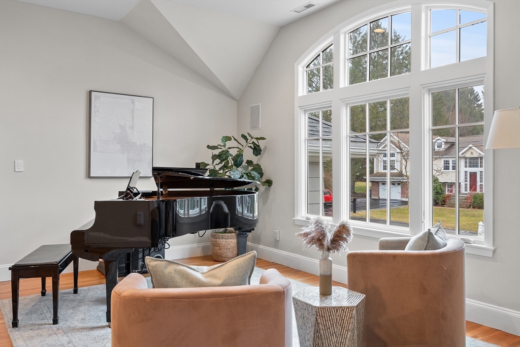 9 Augustus Road Lexington, MA 02421 - Photo 4 of 41 a living room with furniture and a potted plant