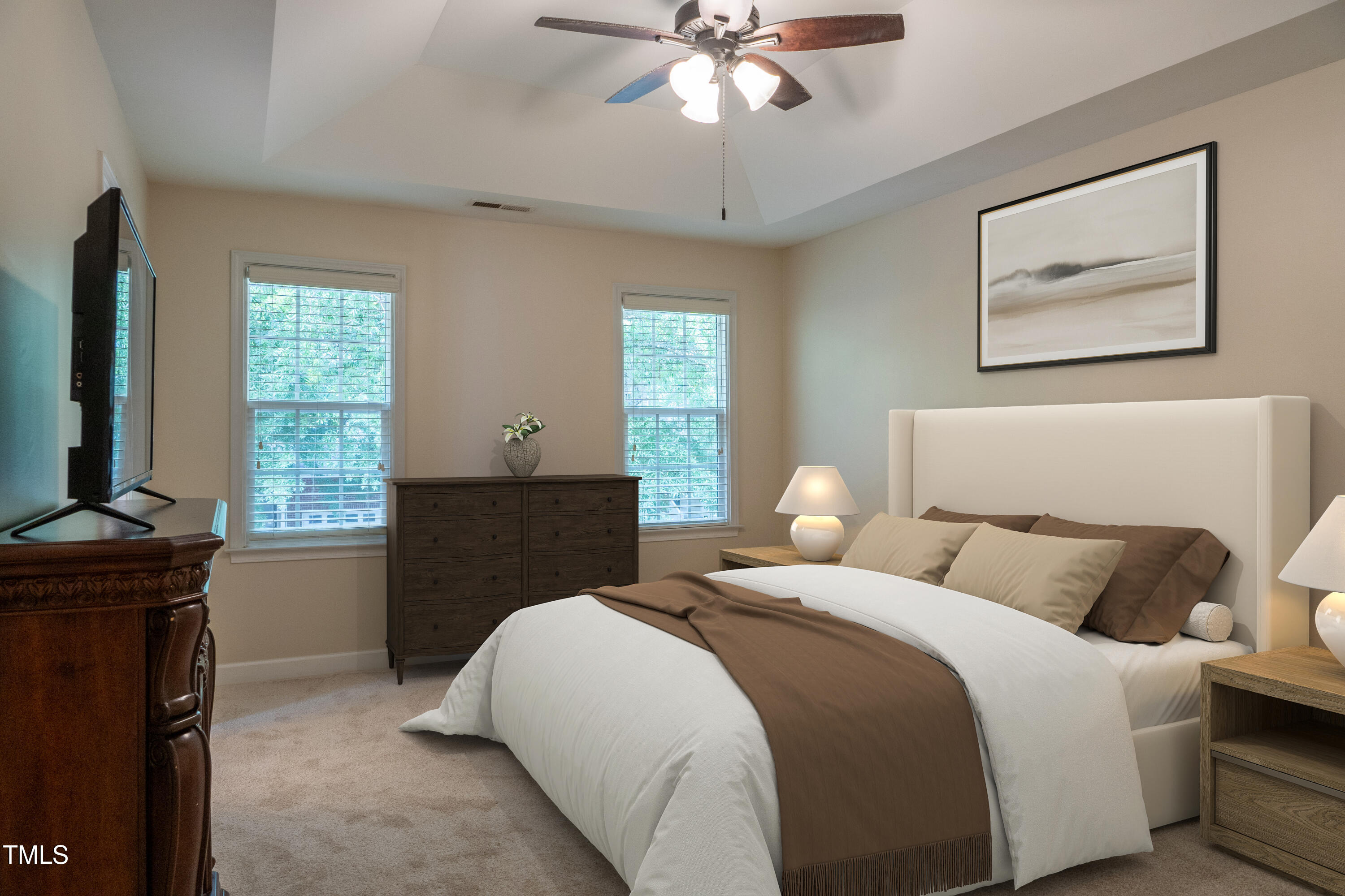 5944 Kohler Lane Raleigh, NC 27616 - Photo 12 of 26 a bedroom with a bed and a window