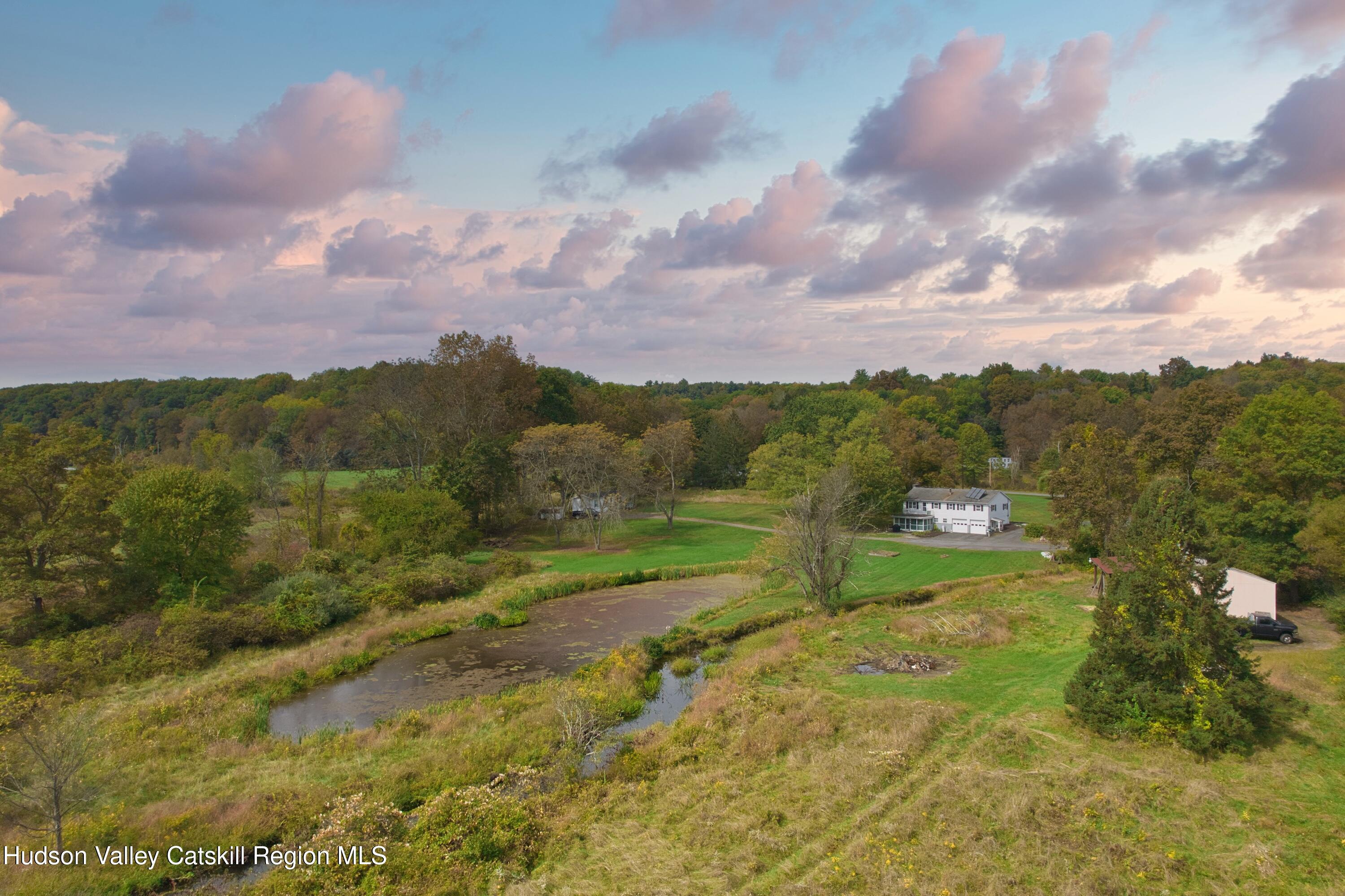 a view of an outdoor space and a yard