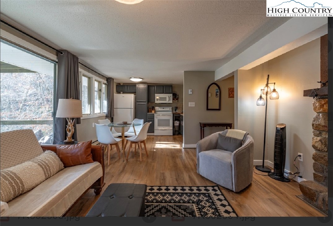 165 Briarcliff Road, Unit J42 Banner Elk, NC 28604 - Photo 16 of 20 a living room with furniture and a lamp