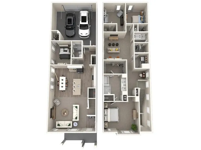 a picture of a living room with a rug