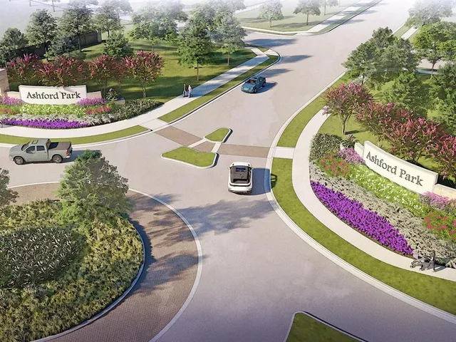 a view of swimming pool with a garden and seating area