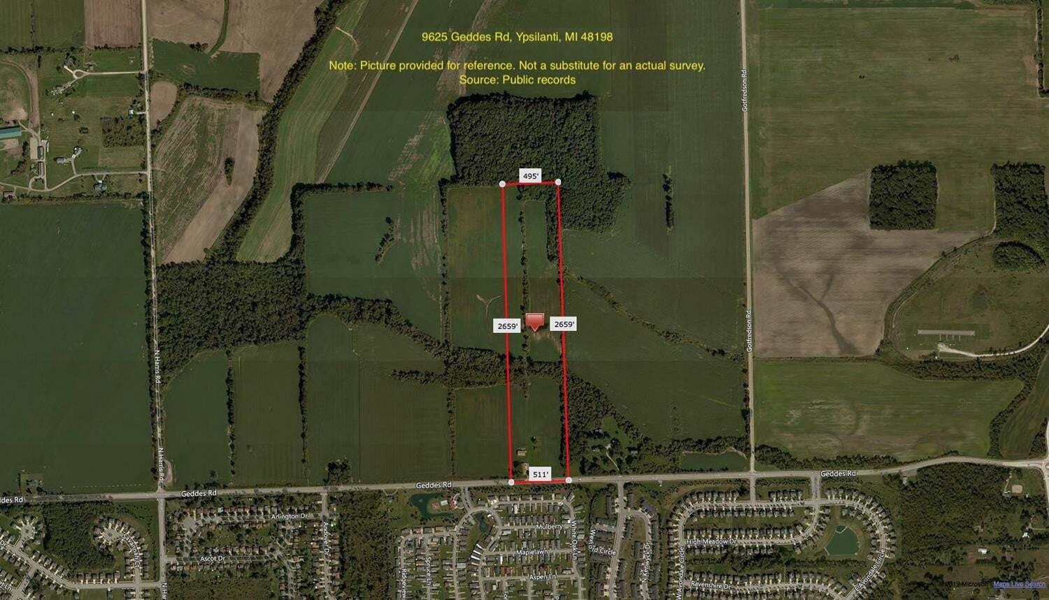 9625 Geddes Road Ypsilanti, MI 48198 - Photo 11 of 11 realist map