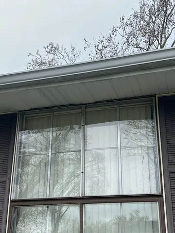 a close view of a mirror