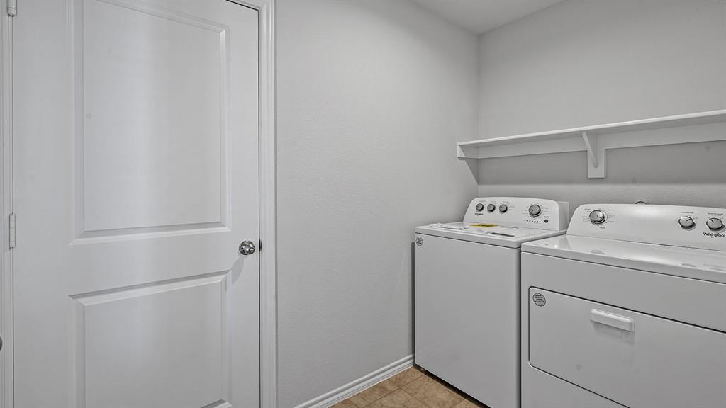 180 Mojave Road Boyd, TX 76023 - Photo 28 of 38 a view of storage and utility room with washer and dryer