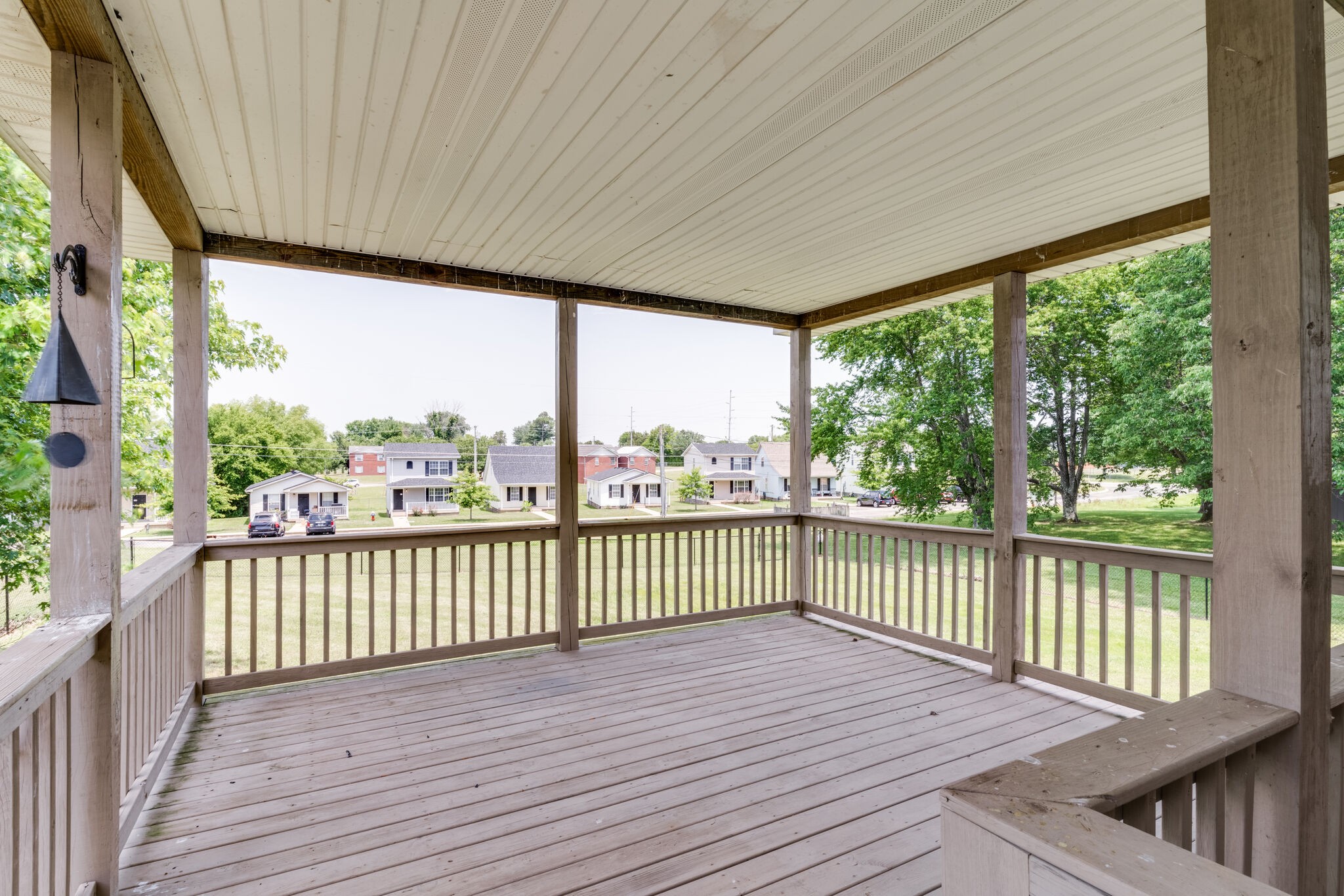 4752 Lahr Road Springfield, TN 37172 - Photo 23 of 27 a view of a balcony with wooden floor