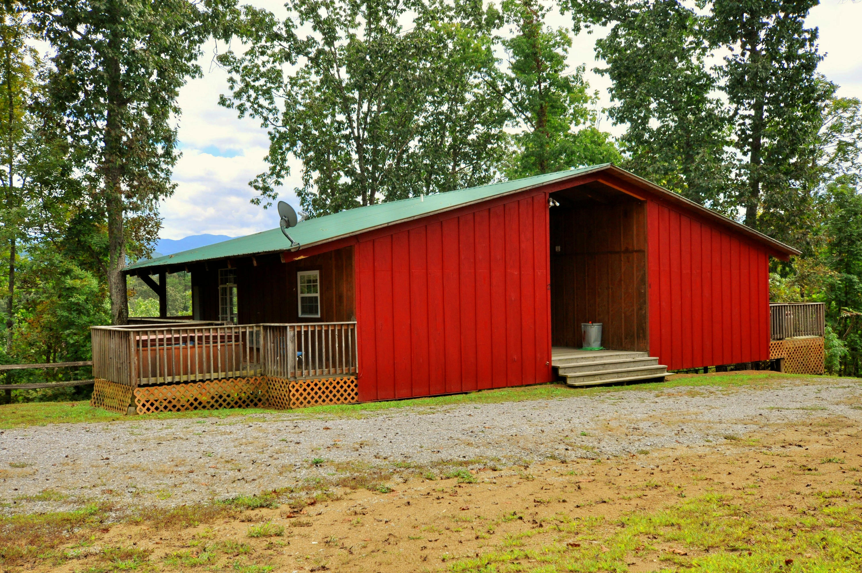735 Rudd Hollow Road Townsend, TN 37882 - Photo 1 of 34 Dog Trot Cabin