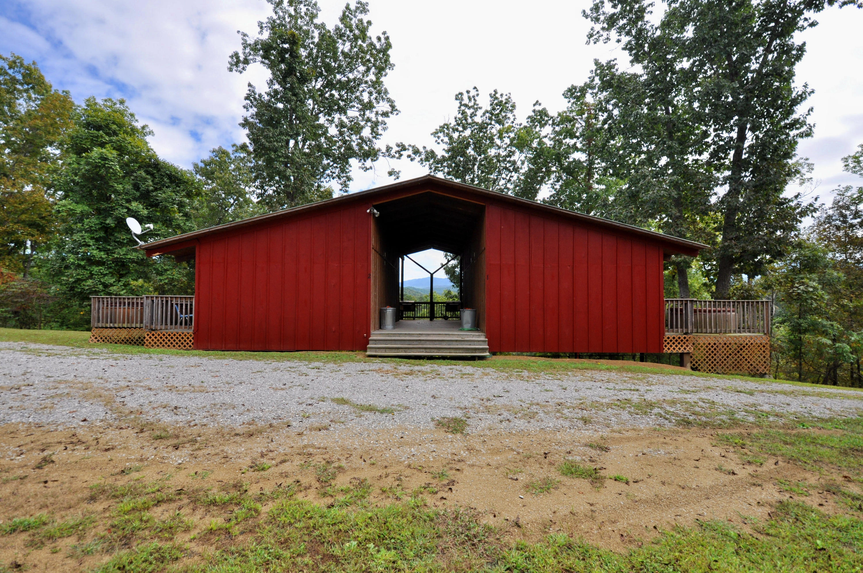 735 Rudd Hollow Road Townsend, TN 37882 - Photo 2 of 34 Dog trot cabin