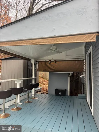 a view of a house with a deck