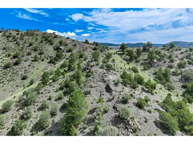 a view of an outdoor space with mountain view