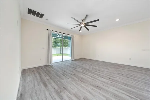 a view of a bathroom from a hallway