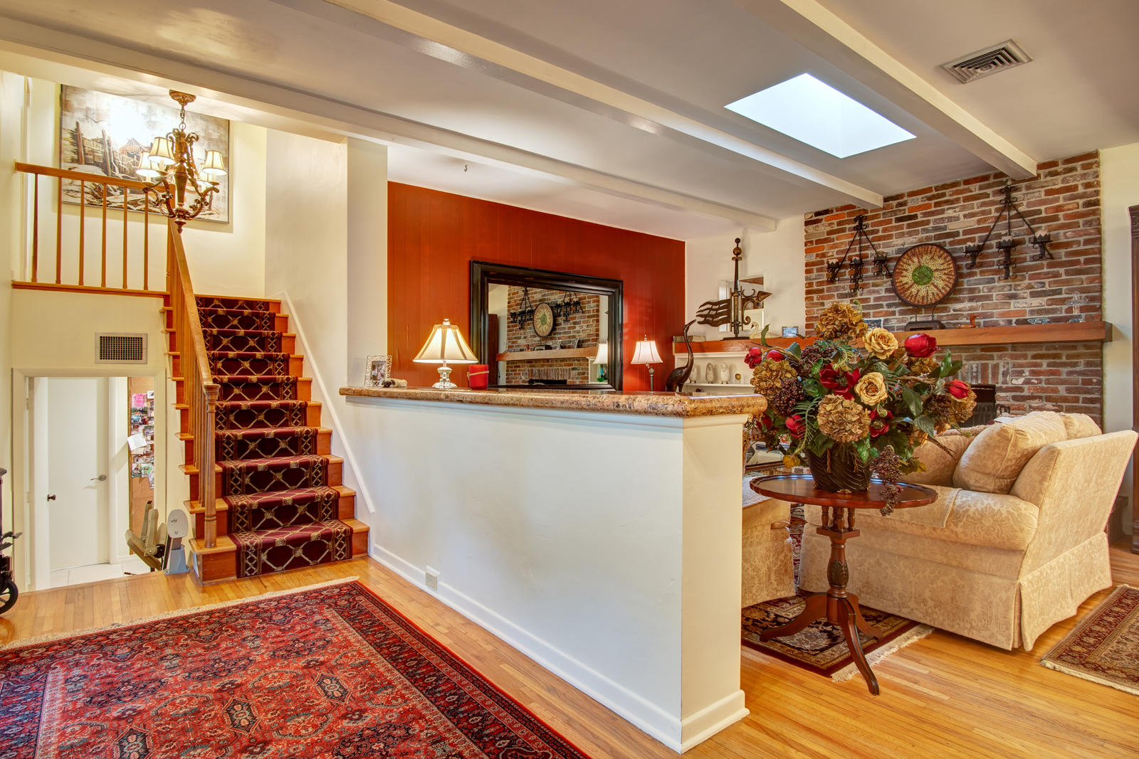 3860 Lone Pine Road Delray Beach, FL 33445 - Photo 19 of 44 staircase living room