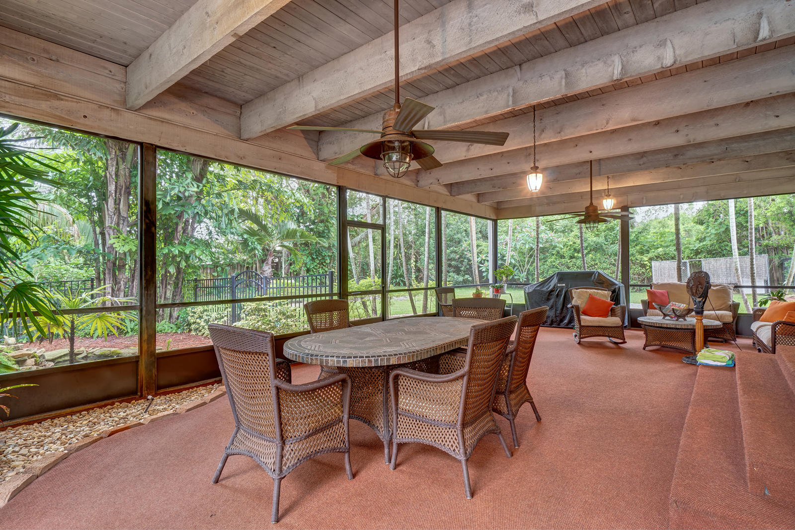 3860 Lone Pine Road Delray Beach, FL 33445 - Photo 27 of 44 screened patio
