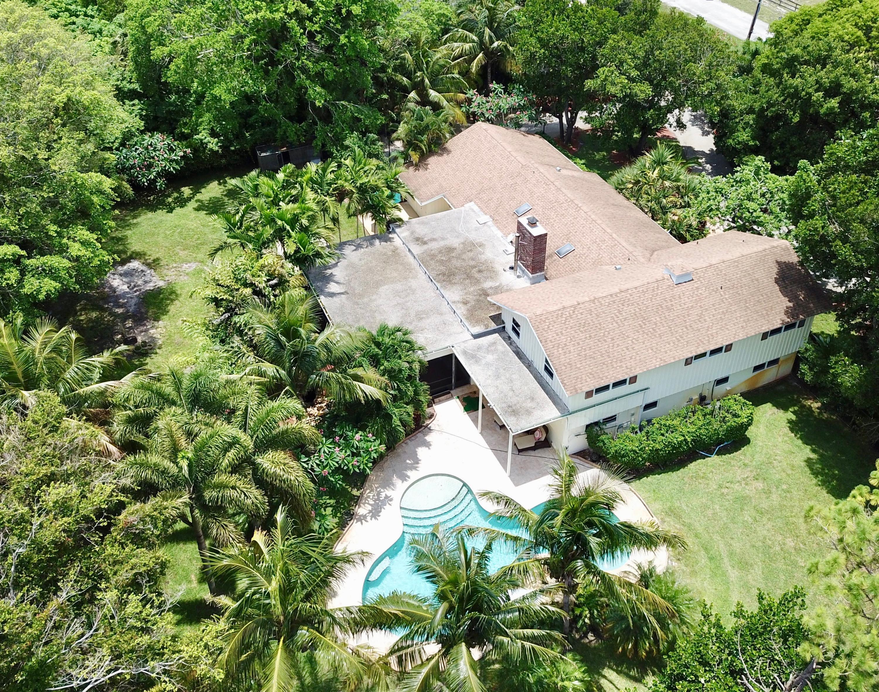 3860 Lone Pine Road Delray Beach, FL 33445 - Photo 37 of 44 aerial of house pool2