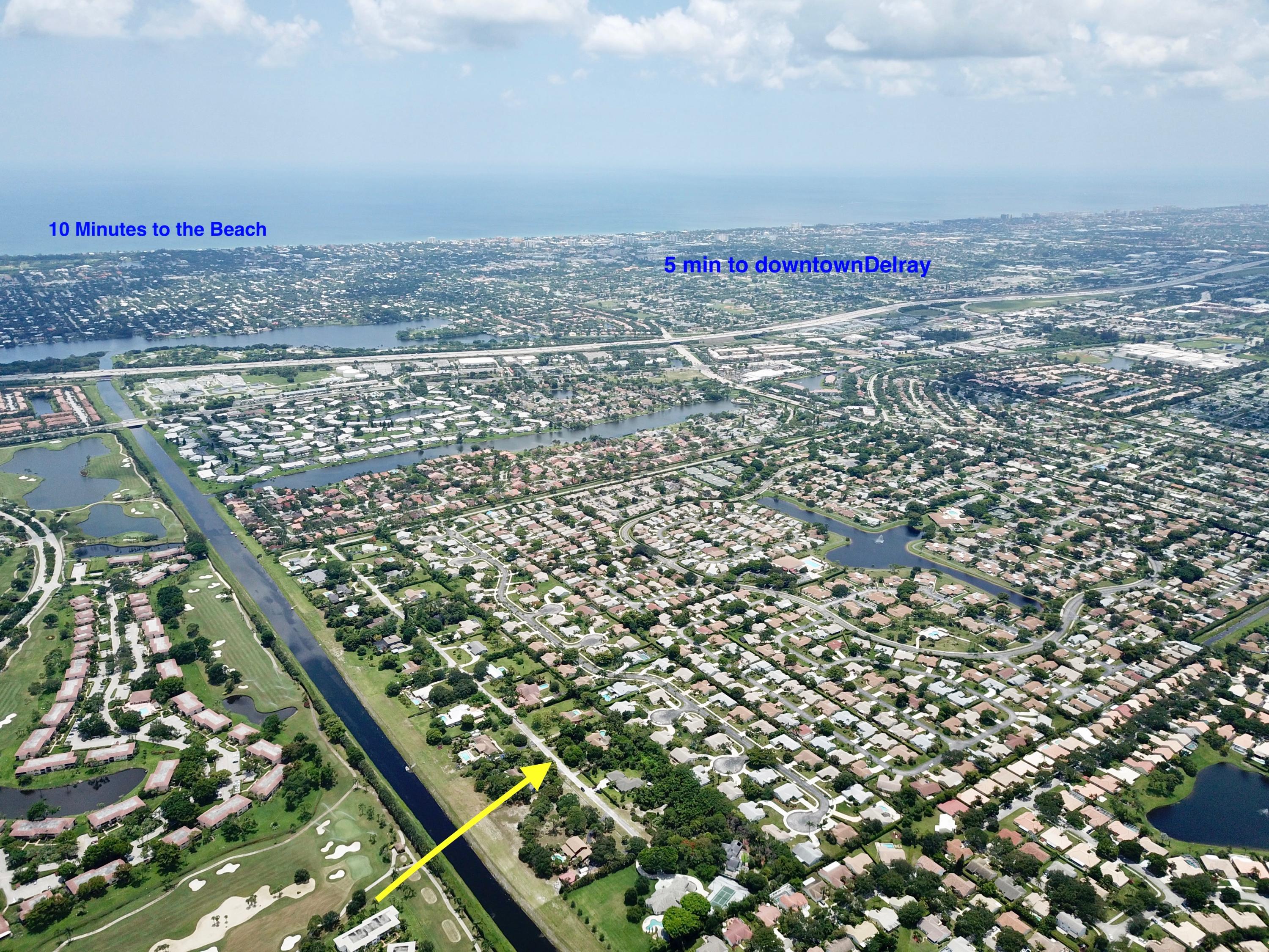 3860 Lone Pine Road Delray Beach, FL 33445 - Photo 40 of 44 aerial of property location