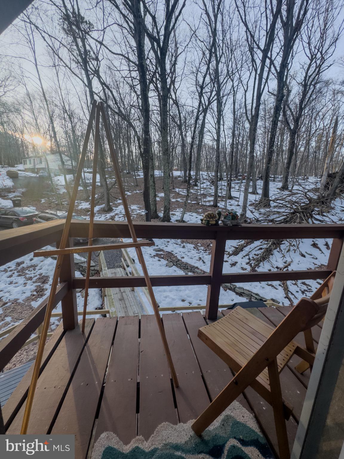 117 Swallow Circle Bushkill, PA 18324 - Photo 36 of 47 a view of a bench in a roof deck