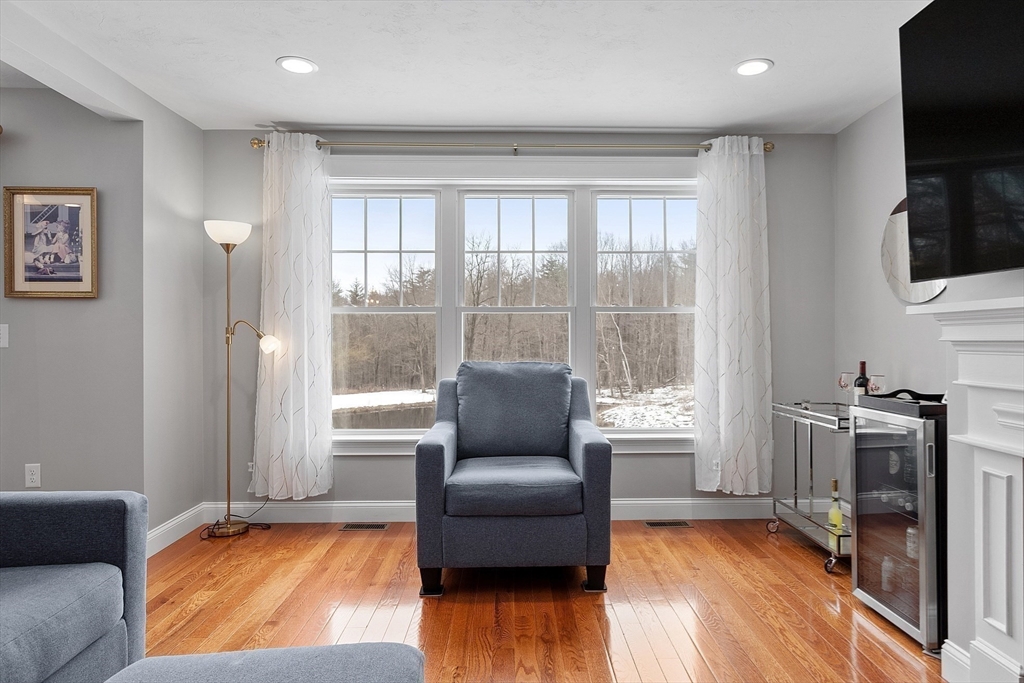 4 Scotch Pine Farm Way, Unit 1 Pepperell, MA 01463 - Photo 12 of 35 a living room with furniture and a fireplace