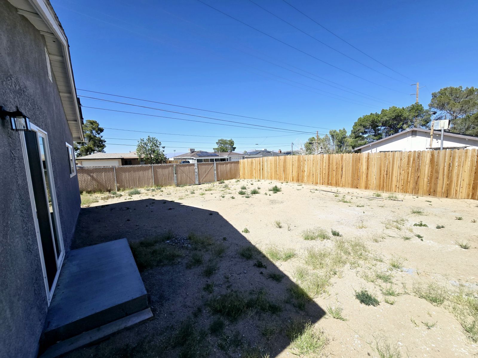 300 South Gordon Street Ridgecrest, CA 93555 - Photo 18 of 20 a view of swimming pool with a yard