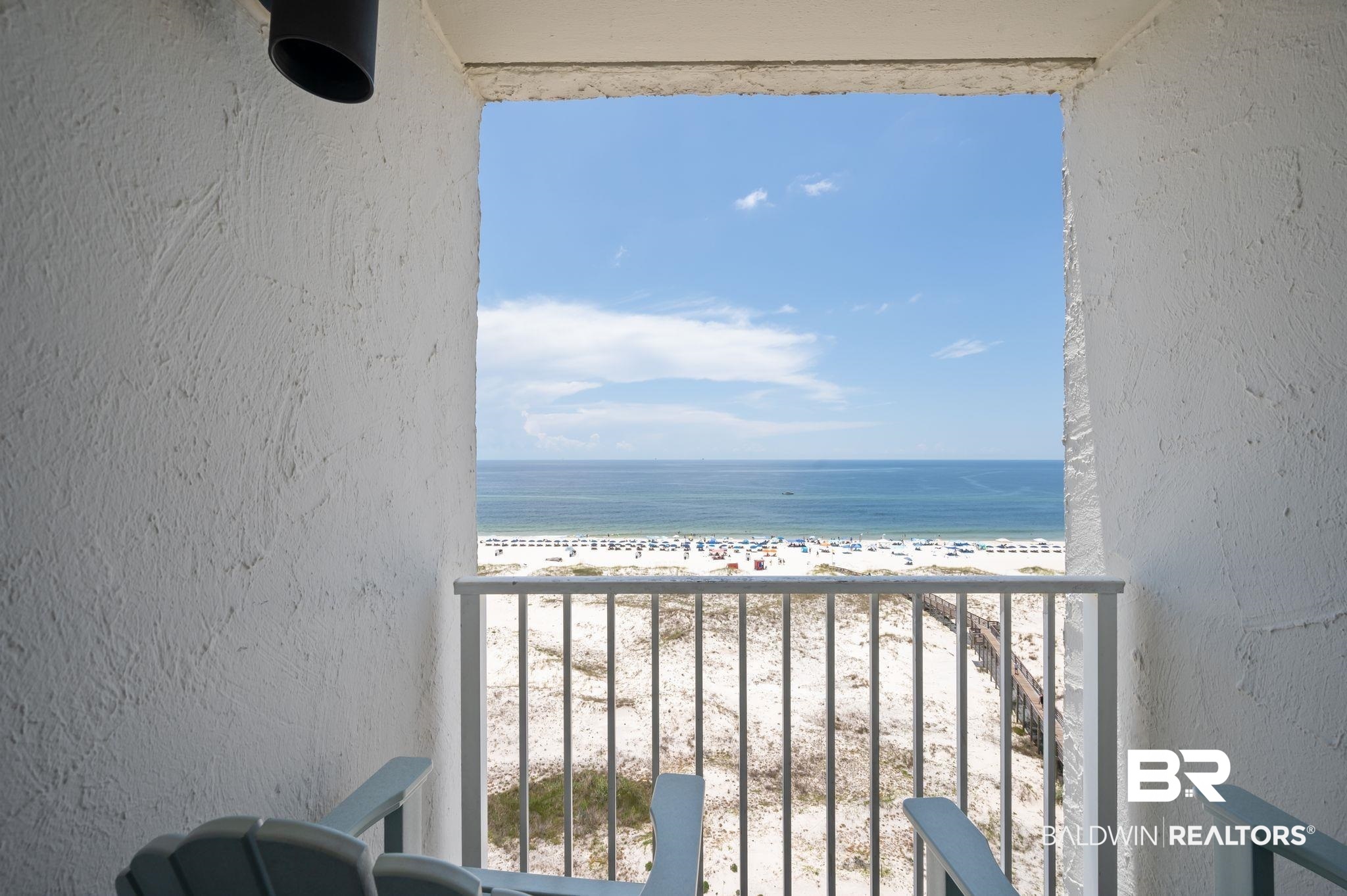 375 Plantation Road, Unit 5803 Gulf Shores, AL 36542 - Photo 11 of 37 Balcony with view of water and beach