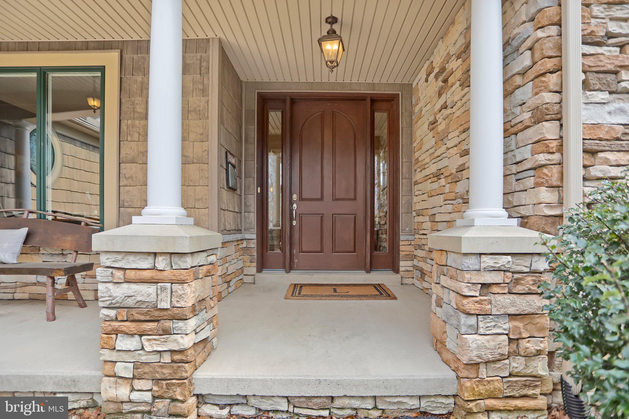 970 App Road Selinsgrove, PA 17870 - Photo 3 of 76 Inviting entrance with stone accents.