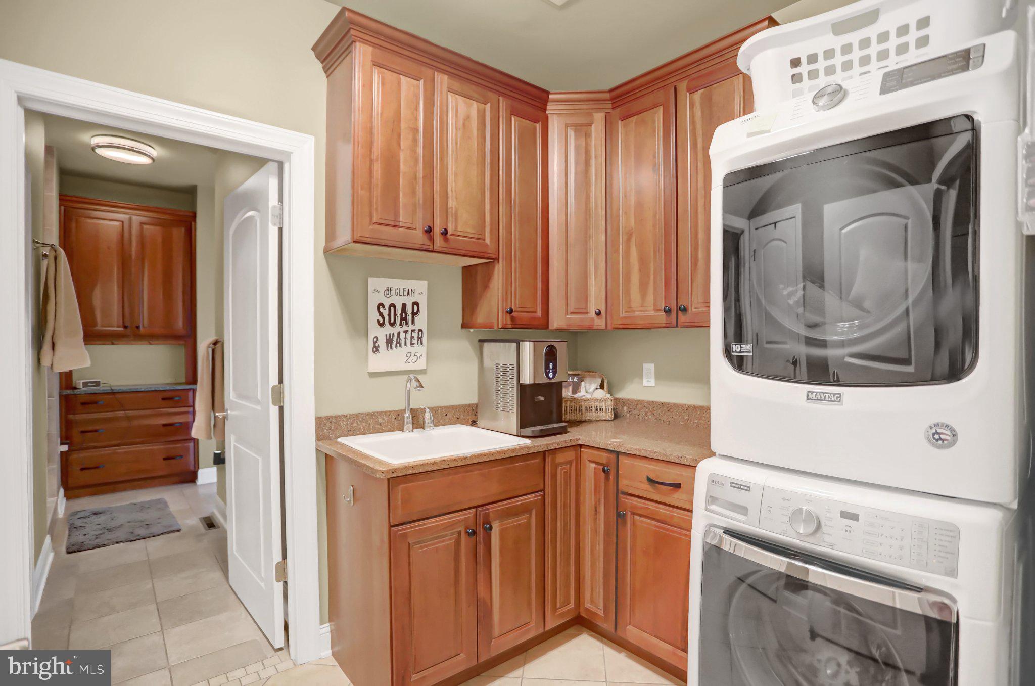 970 App Road Selinsgrove, PA 17870 - Photo 39 of 76 Charming laundry nook with rich cabinetry.