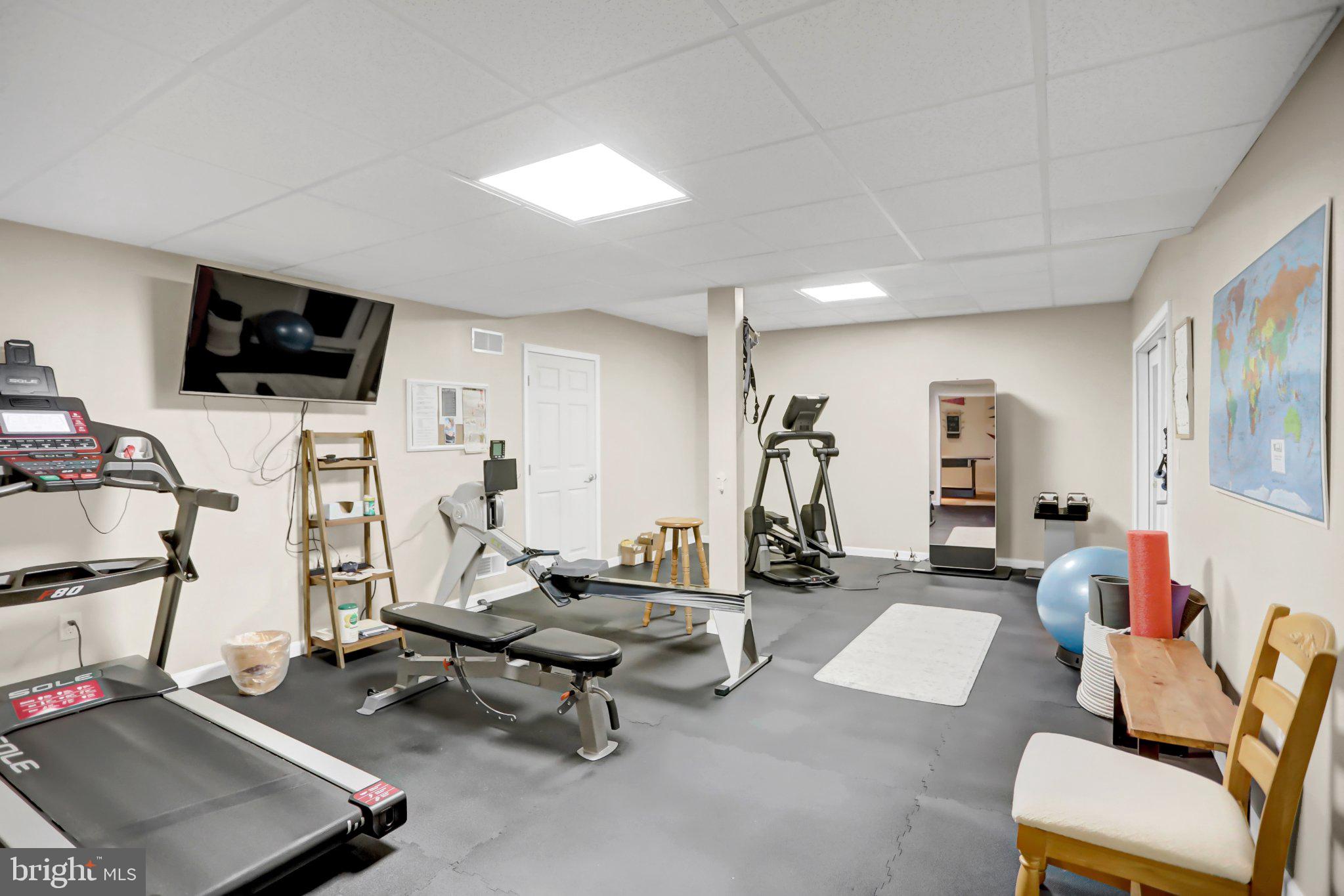 970 App Road Selinsgrove, PA 17870 - Photo 52 of 76 Home gym with modern fitness equipment.