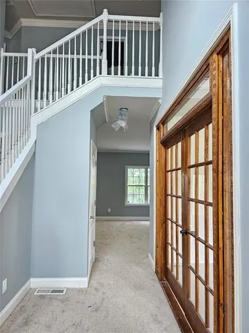 a view of front door