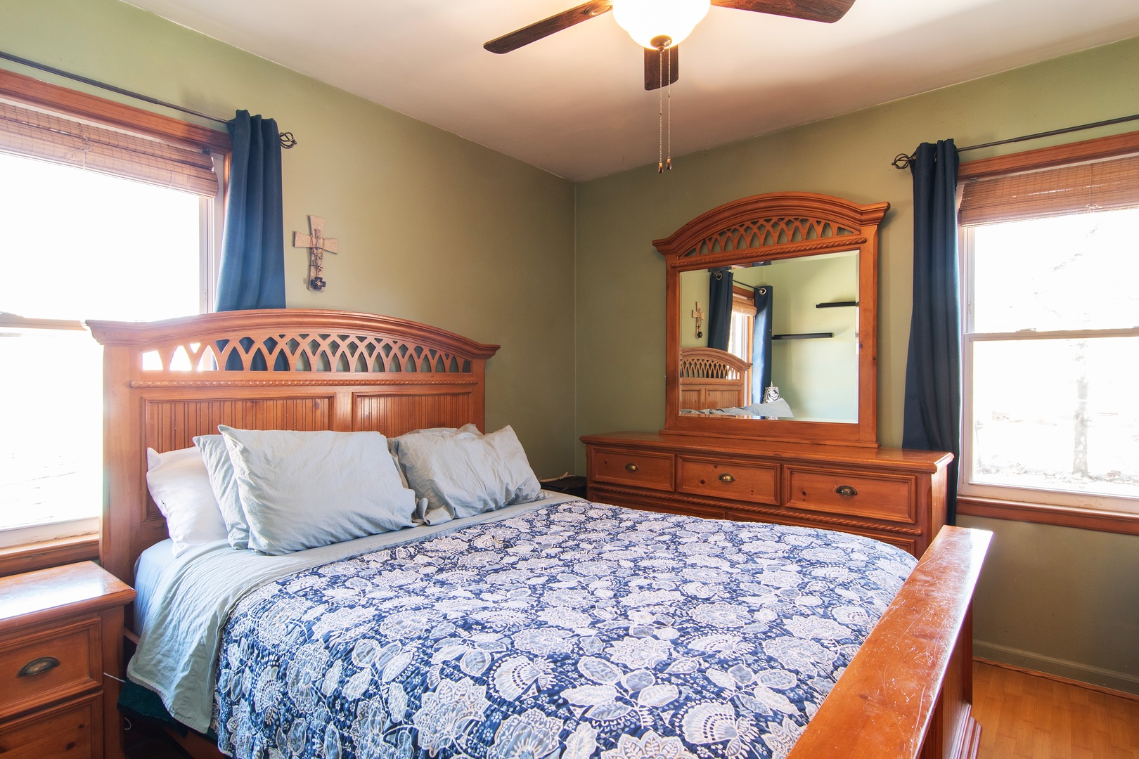 309 High Ridge Road Hillside, IL 60162 - Photo 4 of 13 a bedroom with a large bed and a window