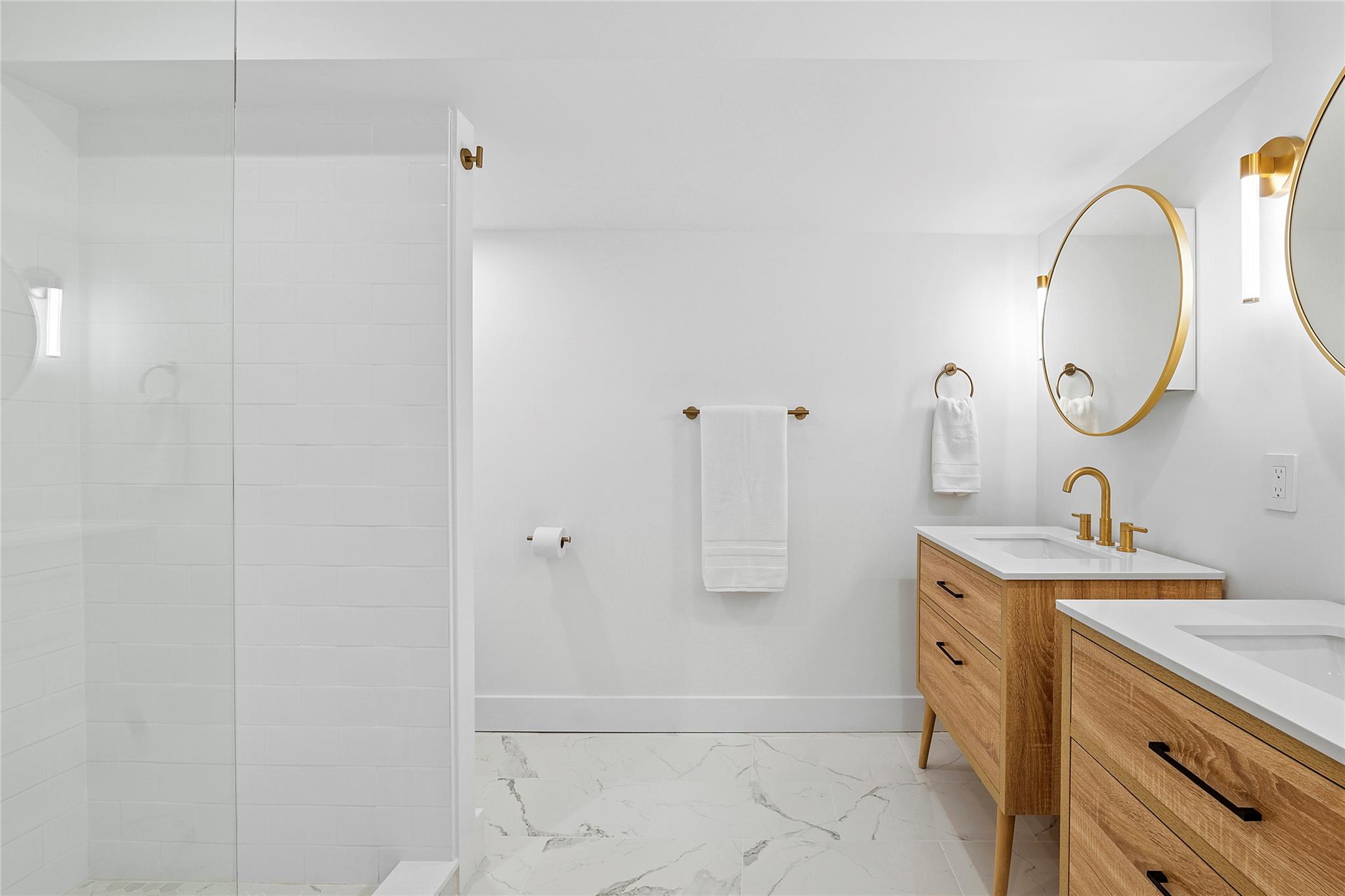 20 Boatheaders Lane North East Hampton, NY 11937 - Photo 14 of 15 a room with a sink and a mirror