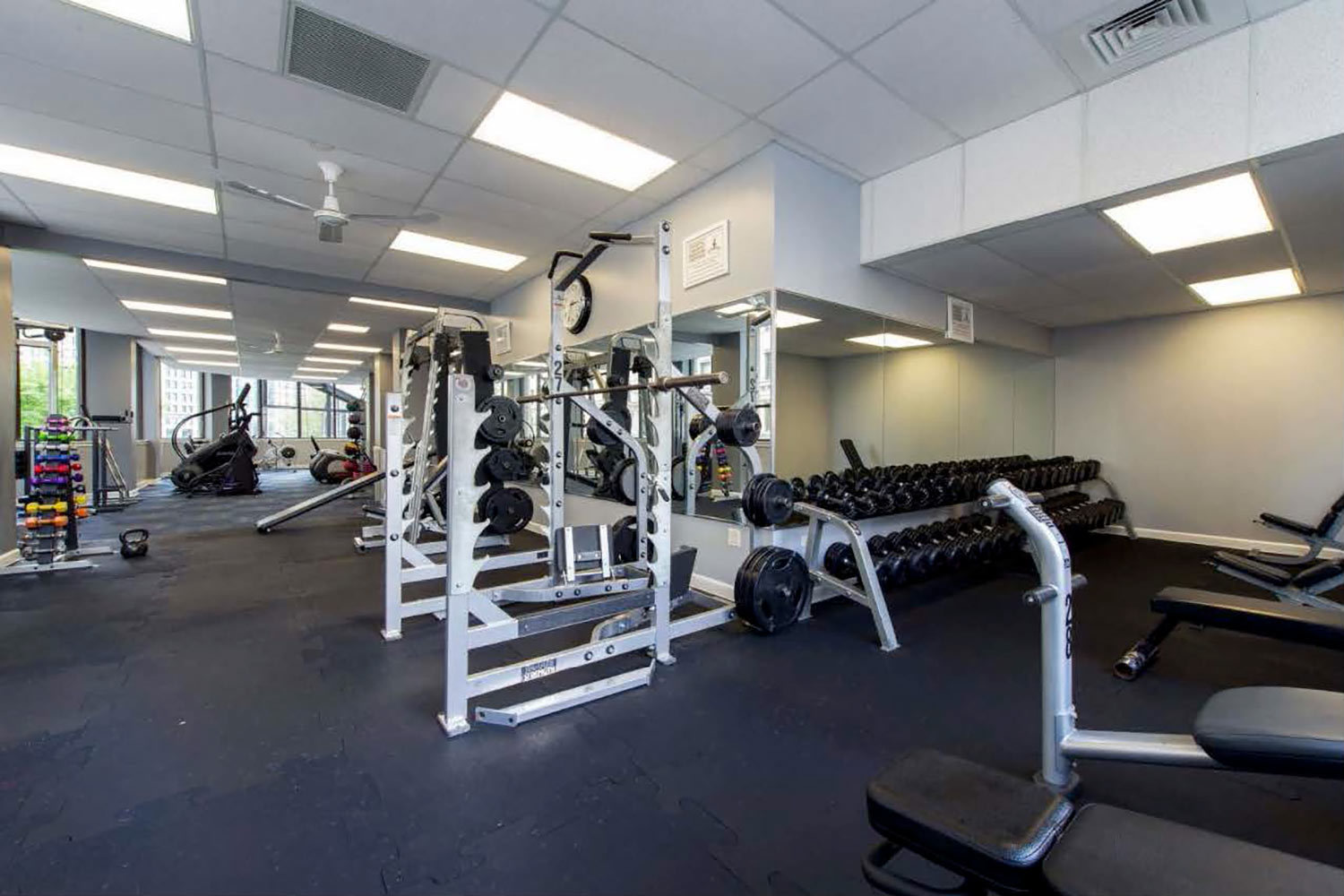 405 North Wabash Avenue, Unit 2613 Chicago, IL 60611 - Photo 17 of 24 a view of a room with gym equipment
