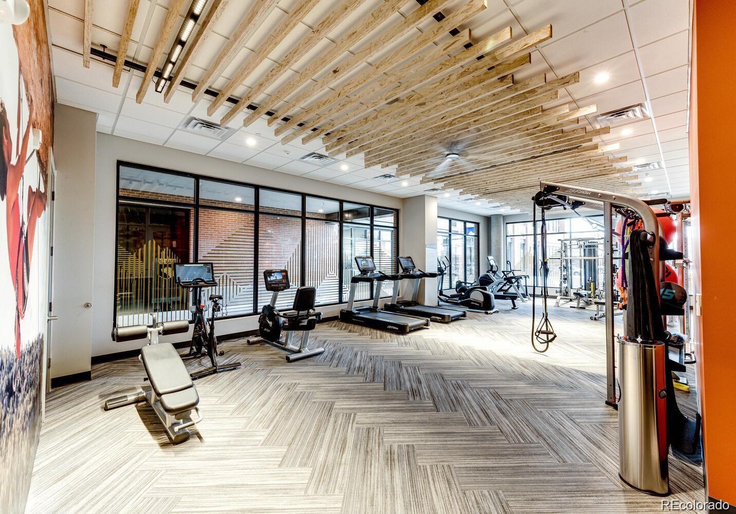 20 Wilcox Street, Unit 518 Castle Rock, CO 80104 - Photo 28 of 34 a view of a room with gym equipment