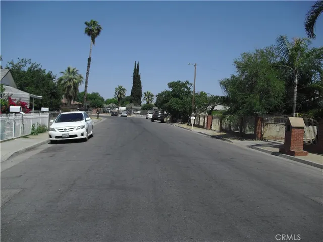 a car parked on the side of the road