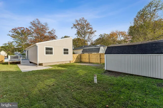 a view of a backyard with a garden