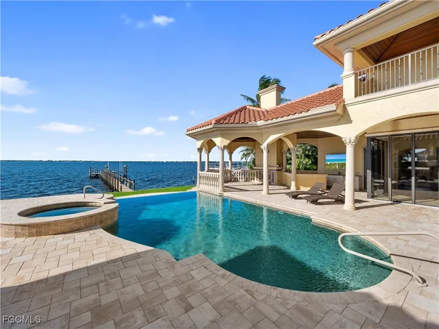 a view of a building with outdoor space