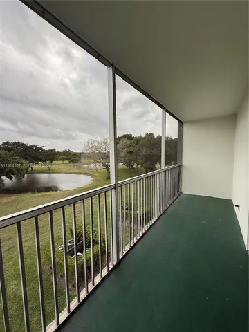 a view of balcony and city view