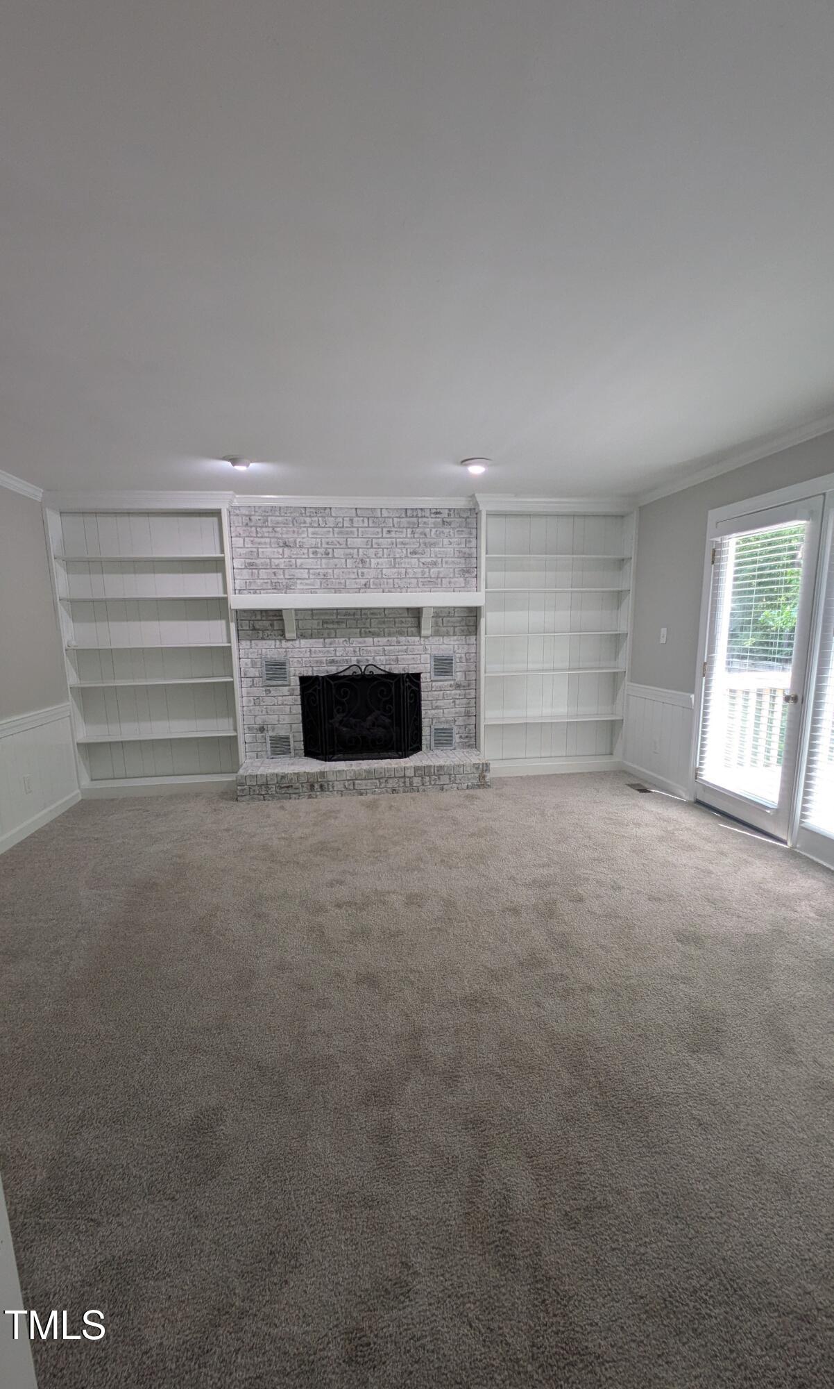 8112 Running Cedar Trail Raleigh, NC 27615 - Photo 20 of 54 Family Room whitewashed FP 2