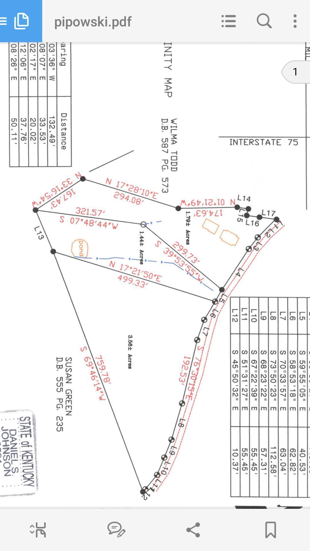 3215 White Oak Road London, KY 40741 - Photo 2 of 6 survey map