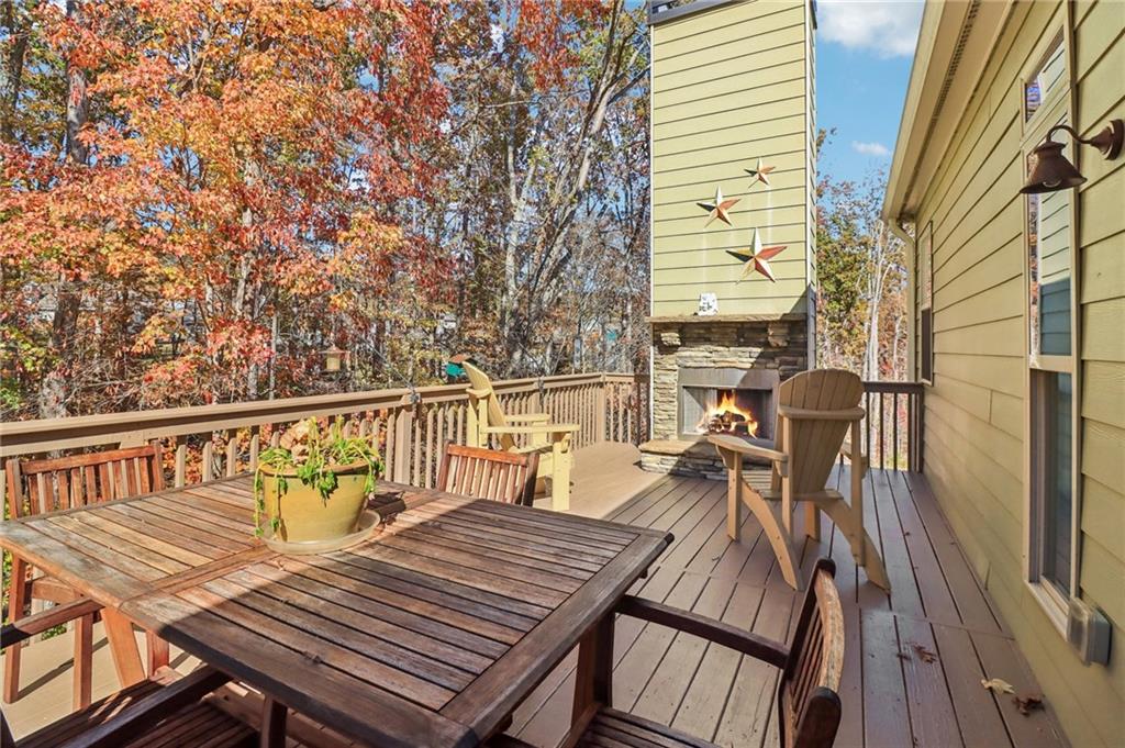2007 Eagles Ridge Waleska, GA 30183 - Photo 30 of 45 a view of a balcony with wooden floor