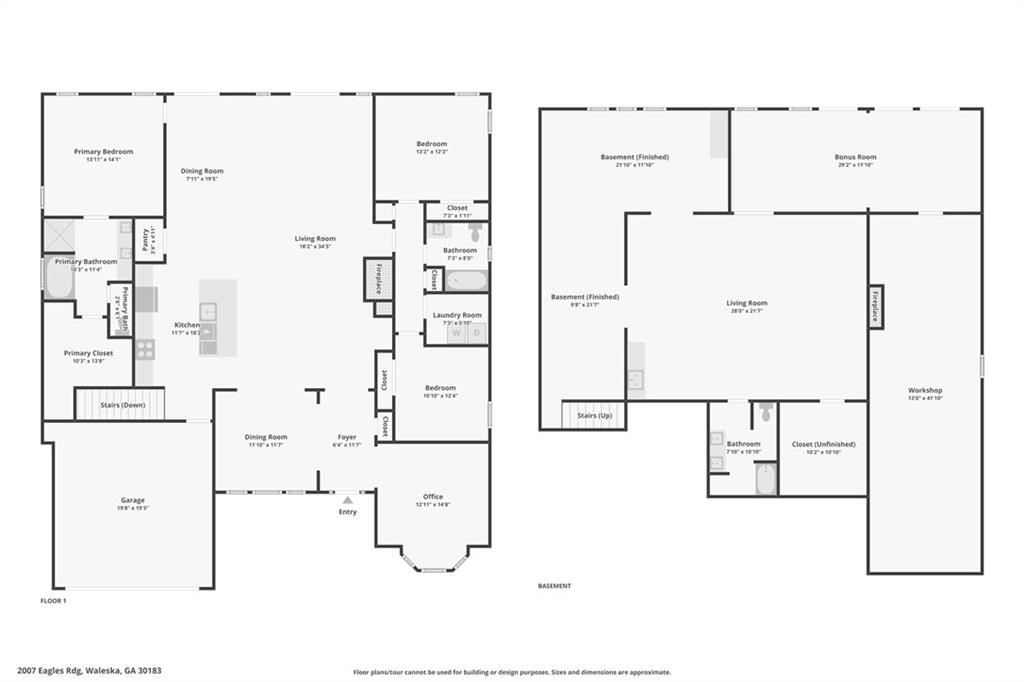 2007 Eagles Ridge Waleska, GA 30183 - Photo 34 of 45 a picture of a bathroom with a shower