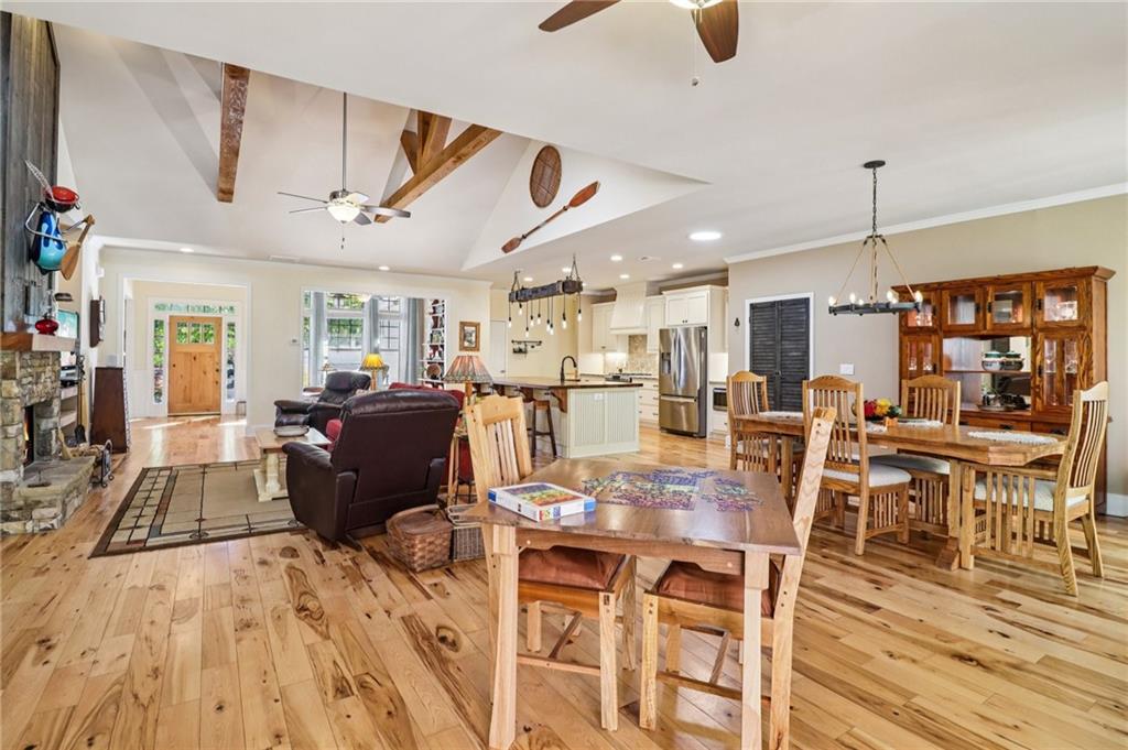 2007 Eagles Ridge Waleska, GA 30183 - Photo 7 of 45 a living room with lots of furniture and kitchen view